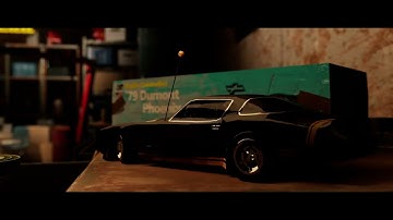 Garage made in unreal engine