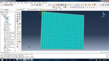 Abaqus mesh module: basic tutorial