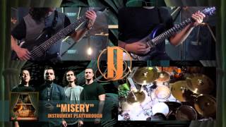 Vignette de la vidéo "Darkness Divided "Misery" Instrument Playthrough"