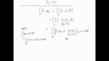 Surface integrals of vector fields