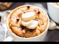 Banana bread mug cake