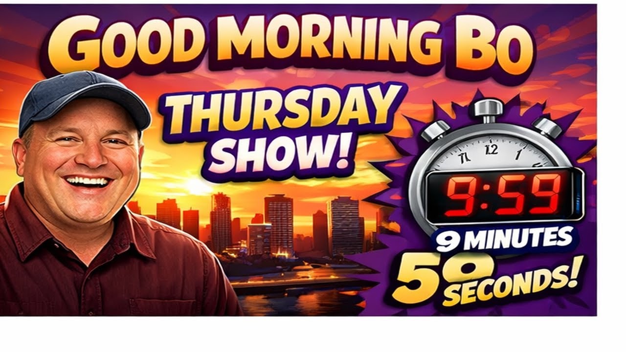 9 Minute Thursdays With Good Morning Bo!