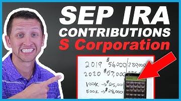 How to calculate SEP IRA contributions for an S Corporation