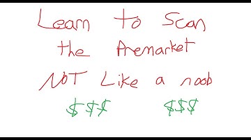 How to Scan Premarket Gappers for Free Using ThinkorSwim