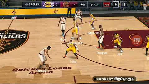 My first day in the nba(nba mobile live)