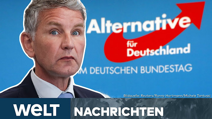 BJÖRN HÖCKE: Kontroverser AfD-Politiker wegen Nazi-Parole zu Geldstrafe verurteilt! | WELT STREAM