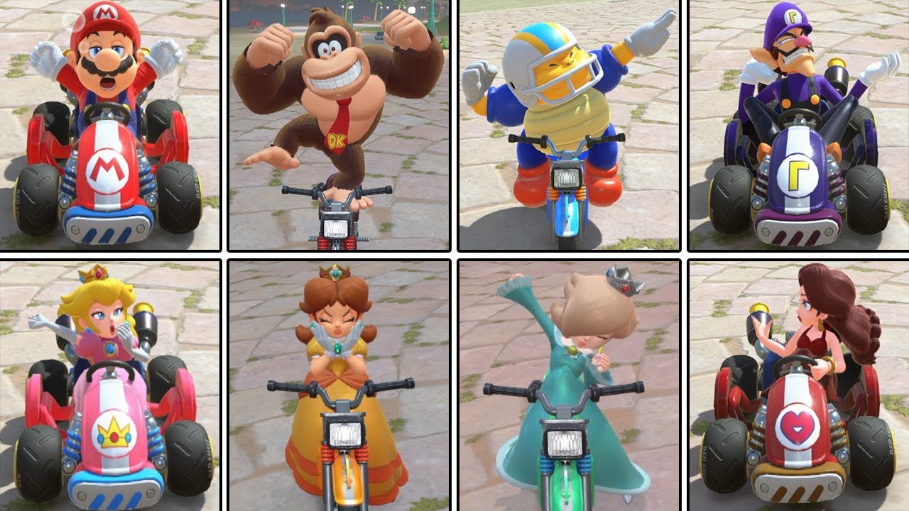 マリオカート ワールド【Switch2】 全キャラ 待機モーション集  まとめ ニンテンドースイッチ2