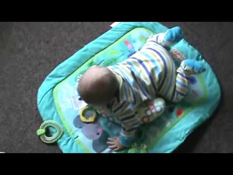 Bright Stars Splashin Safari Baby Toy Mat Belly Time Youtube
