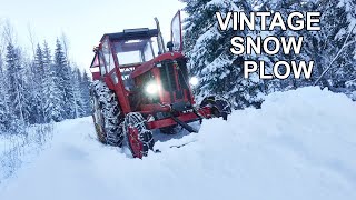 Old Tractor In Deep Snow / Life In Northern Sweden