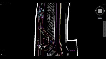 Vehicle Swept Path Analysis for a cul-de-sac