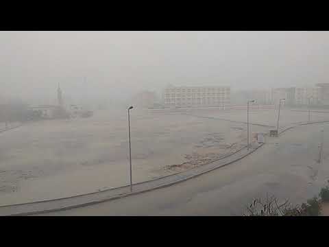 امطار شديده ع مدينه العاشر من رمضان