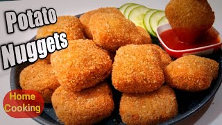 Potato Nuggets Recipe - Delicious Potato Nuggets - Crispy Aloo Nuggets - Potato Snacks recipe