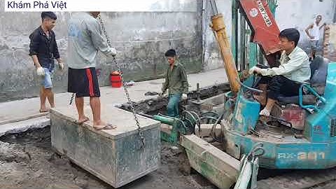 Xe cẩu, máy đóng cọc bê tông❤-Crane- Nhạc thiếu nhi