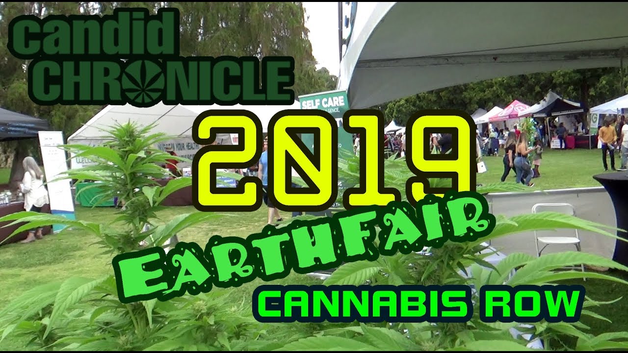 Cannabis Row at EarthFair 2019 in Balboa Park