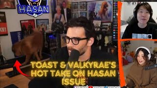 Disguised Toast Hot Take on the HASANABI s DOG KAYA Issue Valkyrae Sydeon Also Comments on it