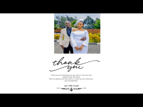 Wedding Ceremony Of MUNYAMPETA Joel Angel 5 10 2025