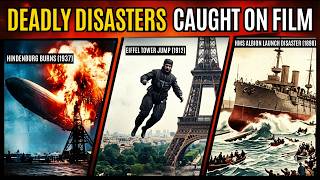 History’s First Disasters Caught on Film (Eiffel Tower Jump, Ship Launch and More)