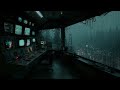 Cruising Through A Galactic Rainstorm | Calm Starship Bridge Sounds For Peaceful Sleep