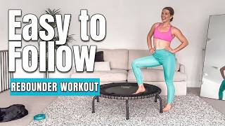 30 MIN REBOUNDER WORKOUT | Easy to Follow + Low Impact | Lymphatic Movement