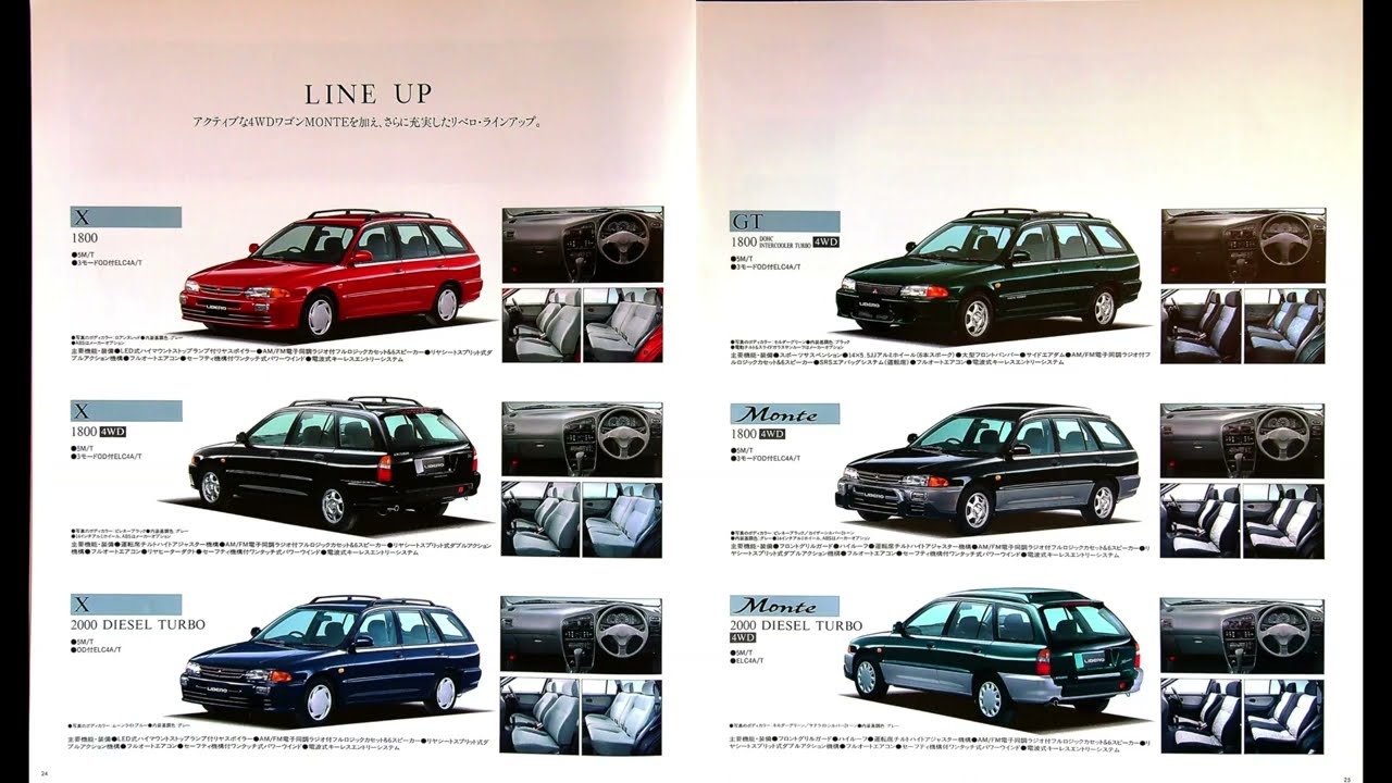 自動車カタログ 96' 三菱リベロ 後期モデル (MITSUBISHI LIBERO LATE
