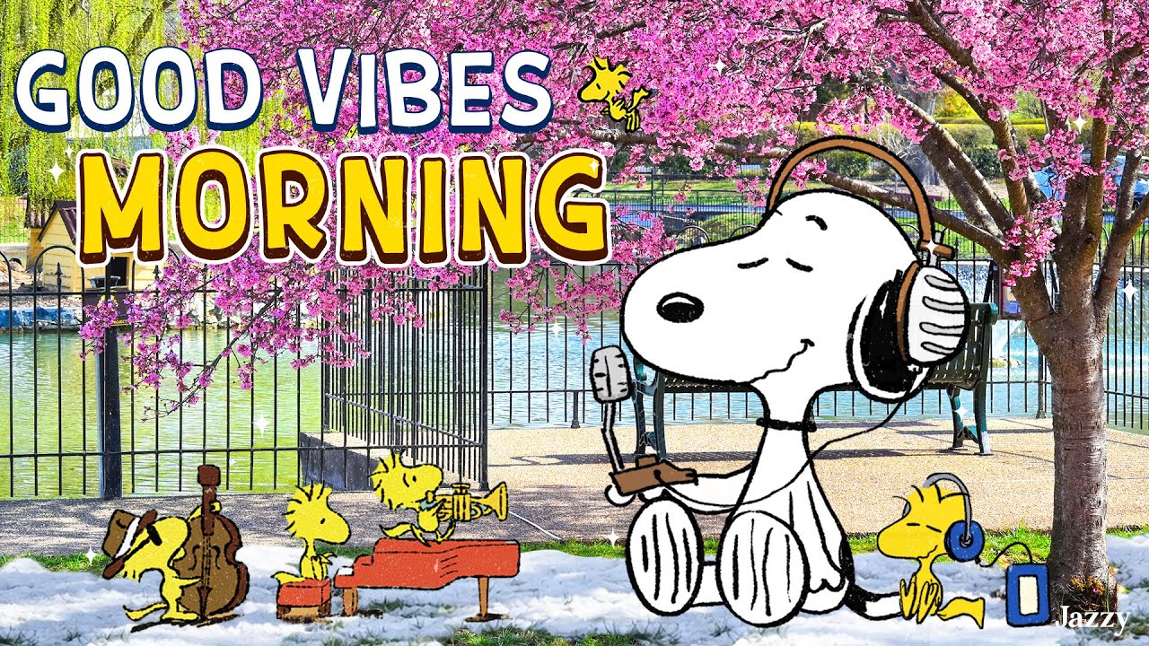 Chill on Jazz with Snoopy 🌞🌸| Positive Jazz Playlist for Good Morning Vibes by Jazzy