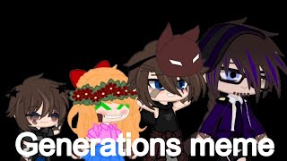 Generations meme | FNaF | ft. Aftons, Schmidts & Missing Children | Lee_