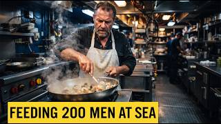 Inside an Oil Rig s Kitchen Feeding 200 Men at Sea
