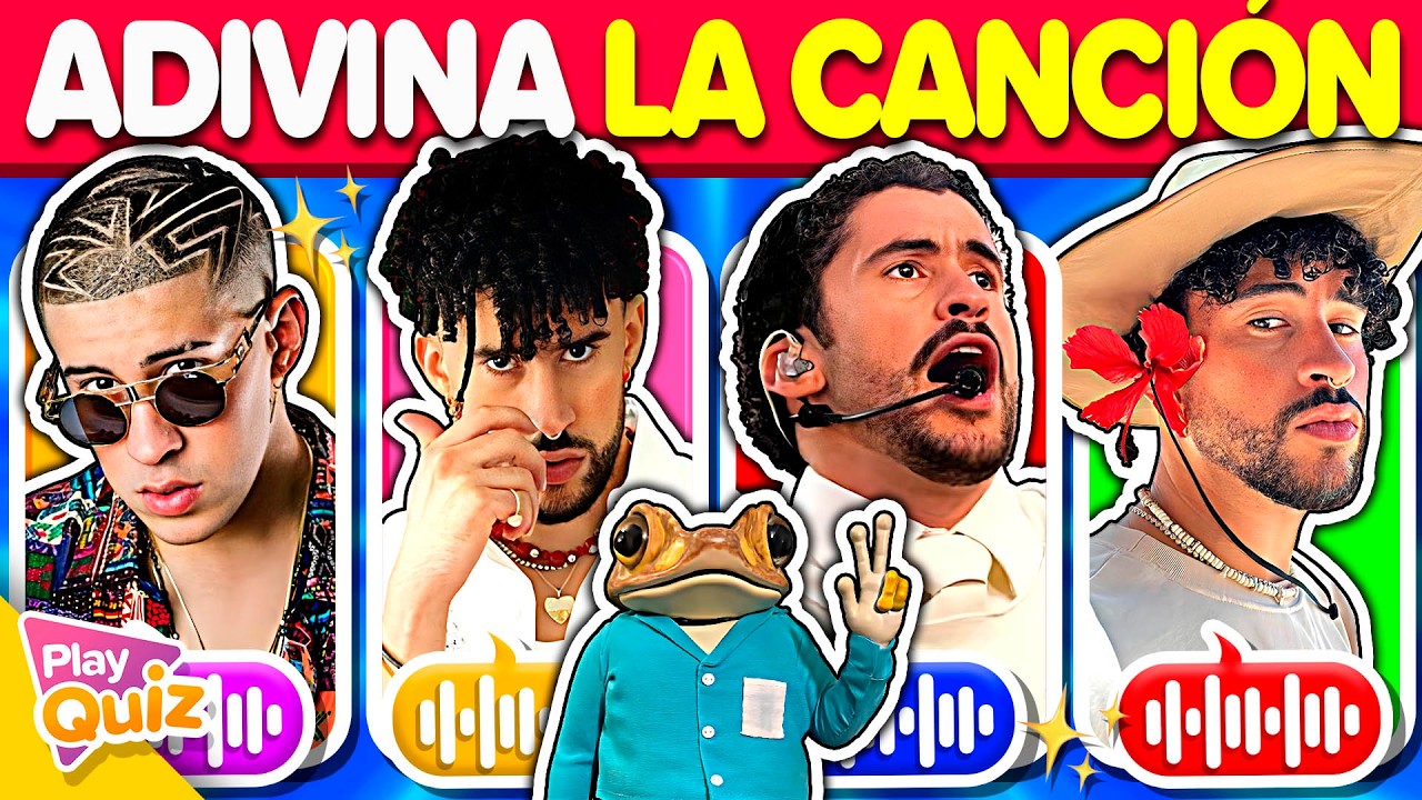 ¿ERES UN VERDADERO FAN? 🎶🎤 ADIVINA EL TEMA DE BAD BUNNY en 3 Segundos 🐰 | Play Quiz Trivia