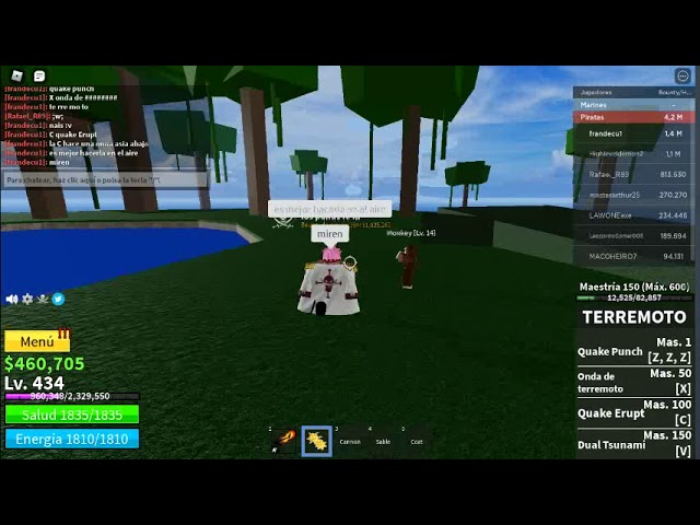 showcase GURA GURA NO MI roblox blox fruits 