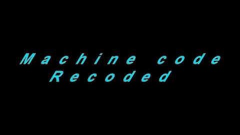 machine code recoded Drum and bass