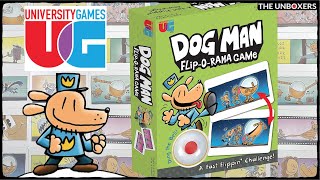 Dog Man Flip-O-Rama Game By University Games