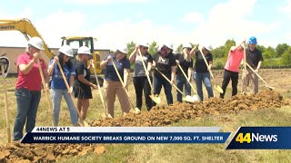 Warrick Humane Society breaks ground on new 7,000 sq. ft. shelter