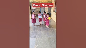 BASIC SHAPES | 2D Shapes | Geometrical Shapes | Teacher Innovation Ideas #shapes #2D #shorts #school