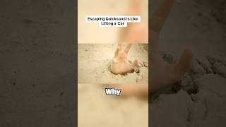 Escaping Quicksand is Like Lifting a Car