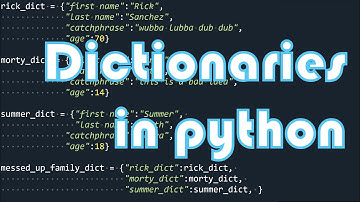 8. Using dictionaries in python