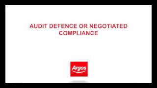 Case Study: Audit Defence Strategies at Argos