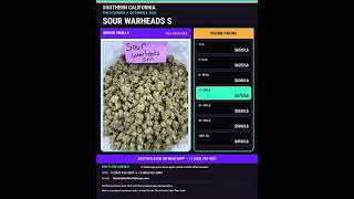 Southern California THCA Flower October 2nd 2026