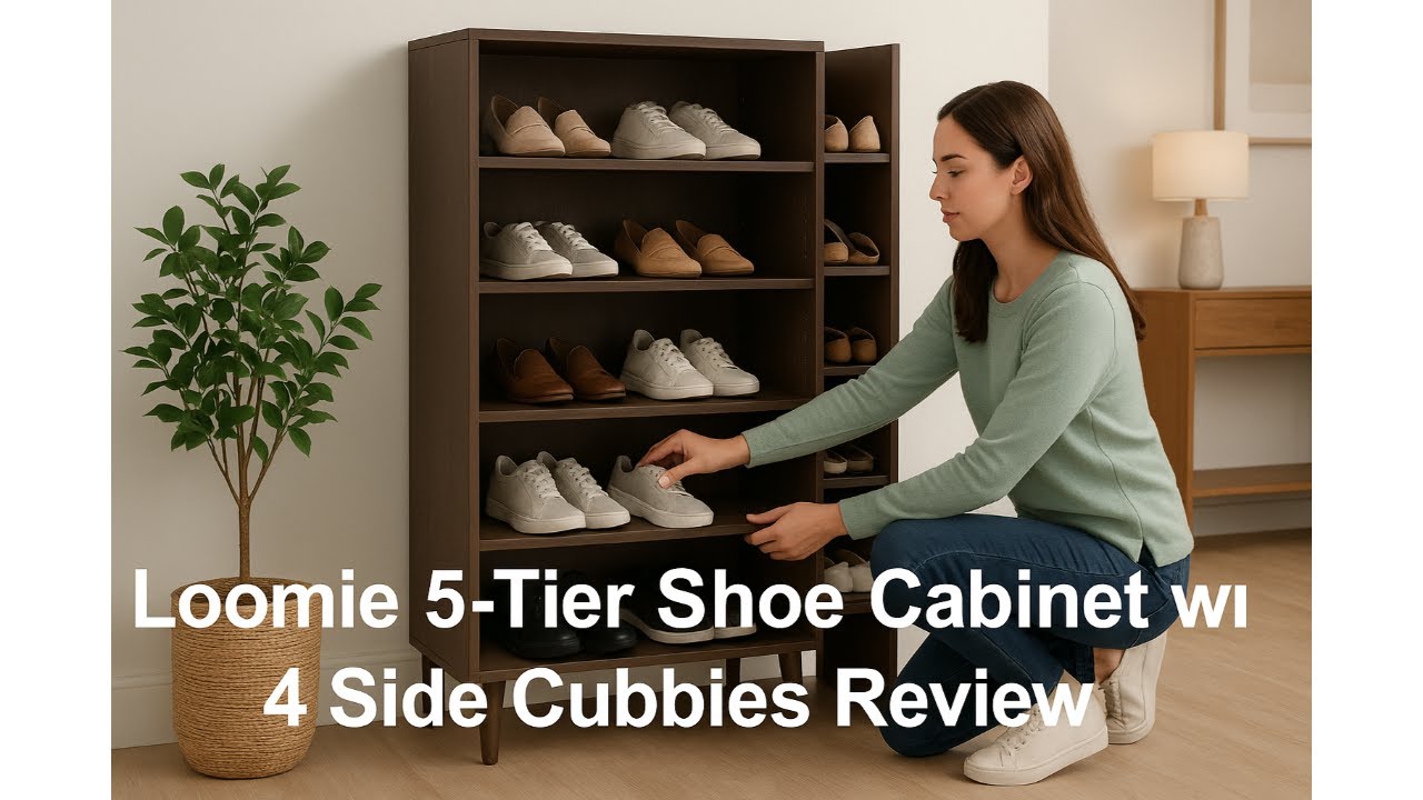 👟 Loomie 5-Tier Shoe Cabinet with 4 Side Cubbies Review 👟
