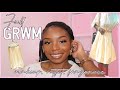 FULL SPRING GRWM FT MAKEUP, HAIR, FRAGRANCE AND OUTFIT/ TIPS FOR A FLAWLESS FACE / THE STUSH LIFE