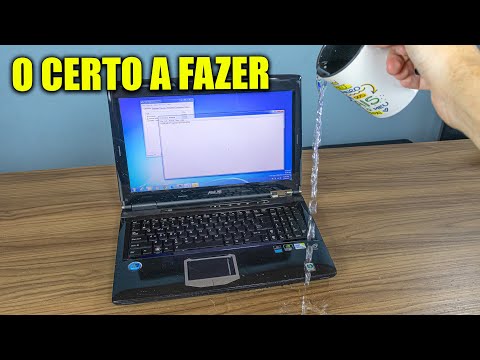 Vídeo: O que eu faço se meu laptop HP molhar?