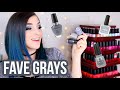 My Favorite Gray Nail Polishes! || KELLI MARISSA