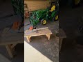 John deere 2032r Regen while sharpening chainsaws