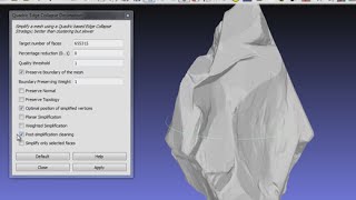 Mesh Optimization Using MeshLab - 3dmotive