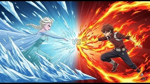 ❄️ ELSA vs TODOROKI — AI Elemental Ice Battle | Epic Cinematic Frost Clash - Opening the Arena