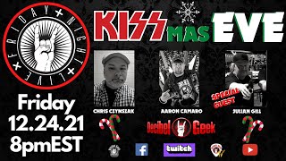 KISSmas Eve - FRIDAY NIGHT LIVE - Decibel Geek
Join us this Friday as we celebrate KISSmas Eve with an all-KISS themed edition of FRIDAY NIGHT LIVE!
Joining us this week will be Julian Gill; author and host of the KISS FAQ podcast! If you havent checked out the plethora of great KISS-related books by Julian, do yourself a favor and change that!
Julian has also released a great new book on Aerosmith that well be discussing as well!
Well also be doing a KISS-themed Bracket Brawl so join us and let your voice be heard!
Join us for KISSmas Eve on FRIDAY NIGHT LIVE on Youtube, Facebook, and Twitch! KISSmas Eve - FRIDAY NIGHT LIVE - Decibel Geek