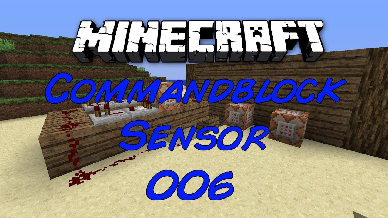 Minecraft Tutorial Command Block Sensor 006 [Deutsch HD] YouTube