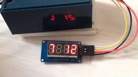 Arduino 7Seg shot timer with PI