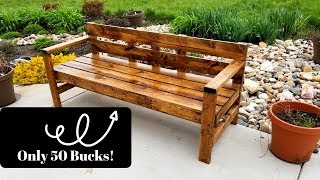 Cheap And Easy DIY Bench for Under $50
