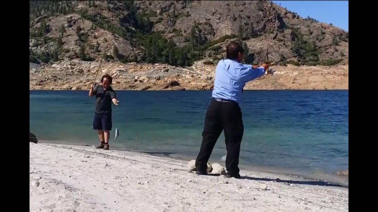 Shore Trout Fishing at Wishon Lake 2015. YouTube