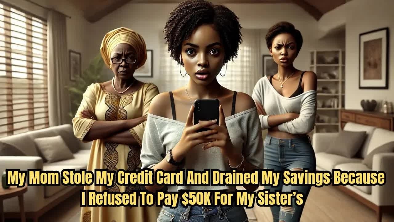 My Mom Stole My Credit Card And Drained My Savings Because I Refused To Pay $50K For My Sister's